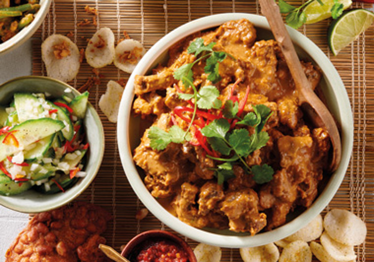 Indonesische sukade rendang
